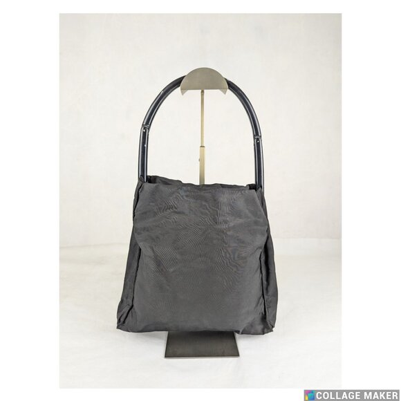 Authentic PRADA Black Nylon Shoulder Bag Top Handle Bag Made in Italy - Picture 2 of 10